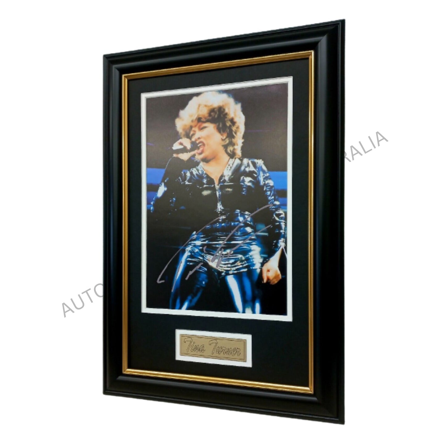 Tina Turner Signed Framed Memorabilia