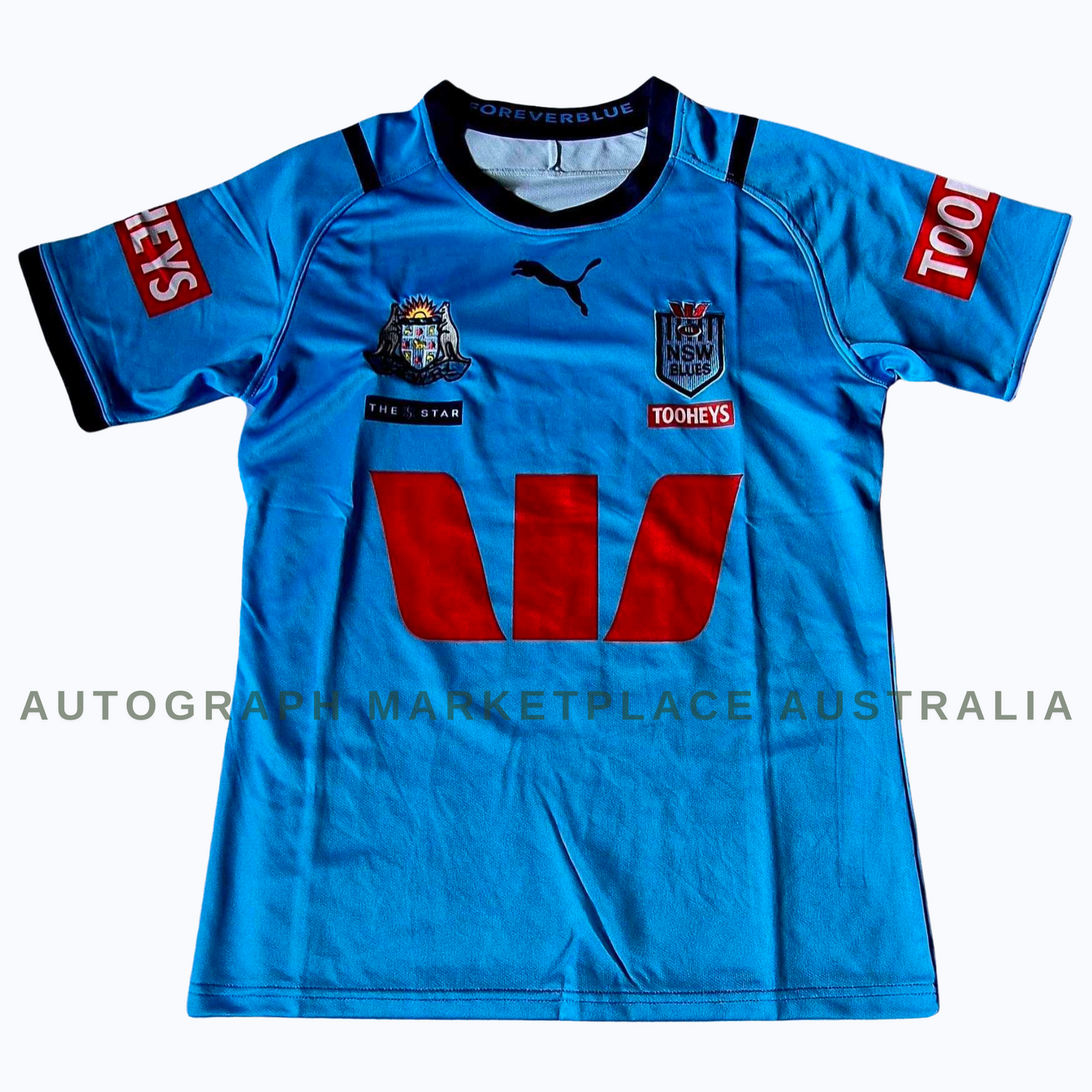 Jake Trbojevic Signed New South Wales Blues 2024 State Of Origin NRL Jersey