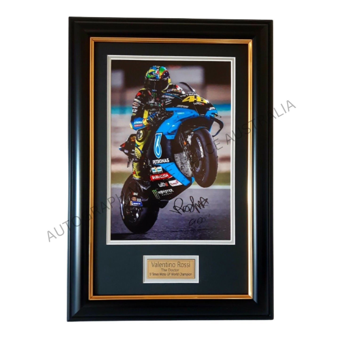 Valentino Rossi The Doctor #46 2021 Moto GP Signed Memorabilia