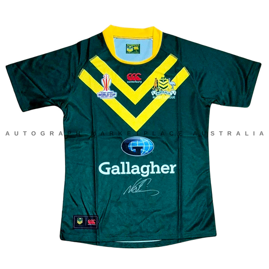 Australia Jersey Signed by Nathan Cleary Rugby League