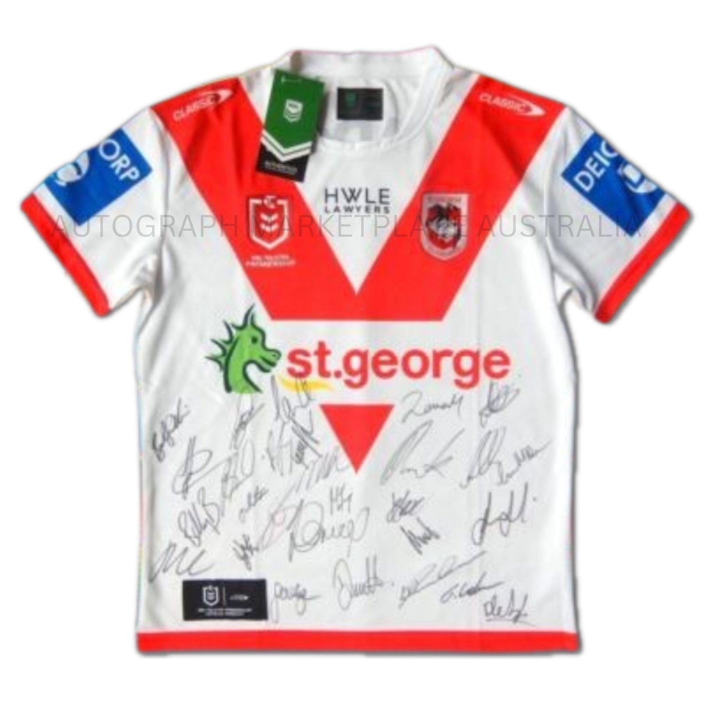 St George Dragons 2023 Autographed/Signed NRL Jersey