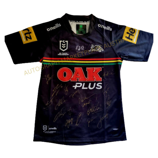 2021 Panthers Signed Jersey, NRL Memorabilia, Limited edition, Front side view