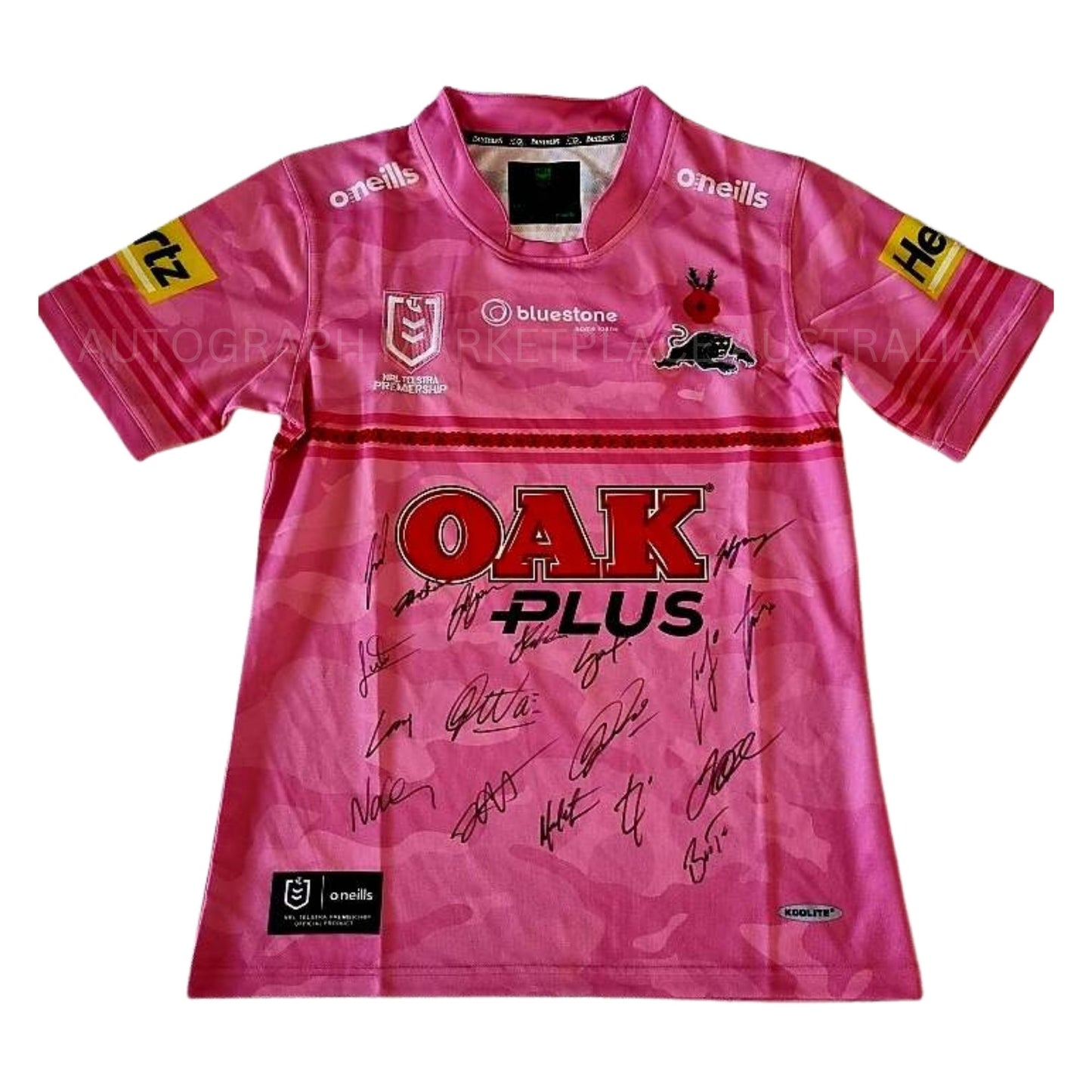 Exclusive Autographed Penrith Panthers 2022 NRL Home Jersey - Limited Edition Signed Memorabilia