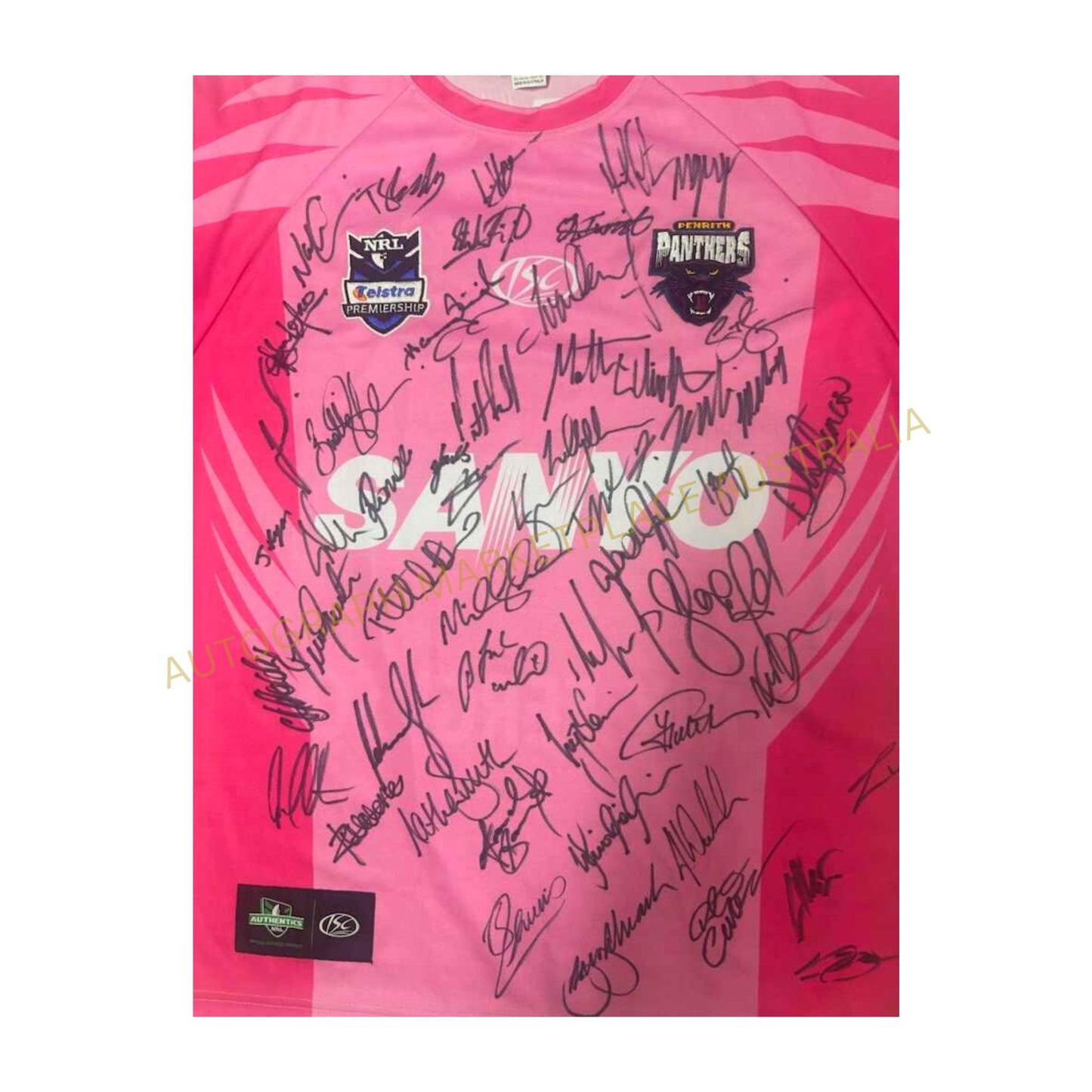 Penrith Panthers First Edition Genuine "Women in League" Legends Signed Jersey