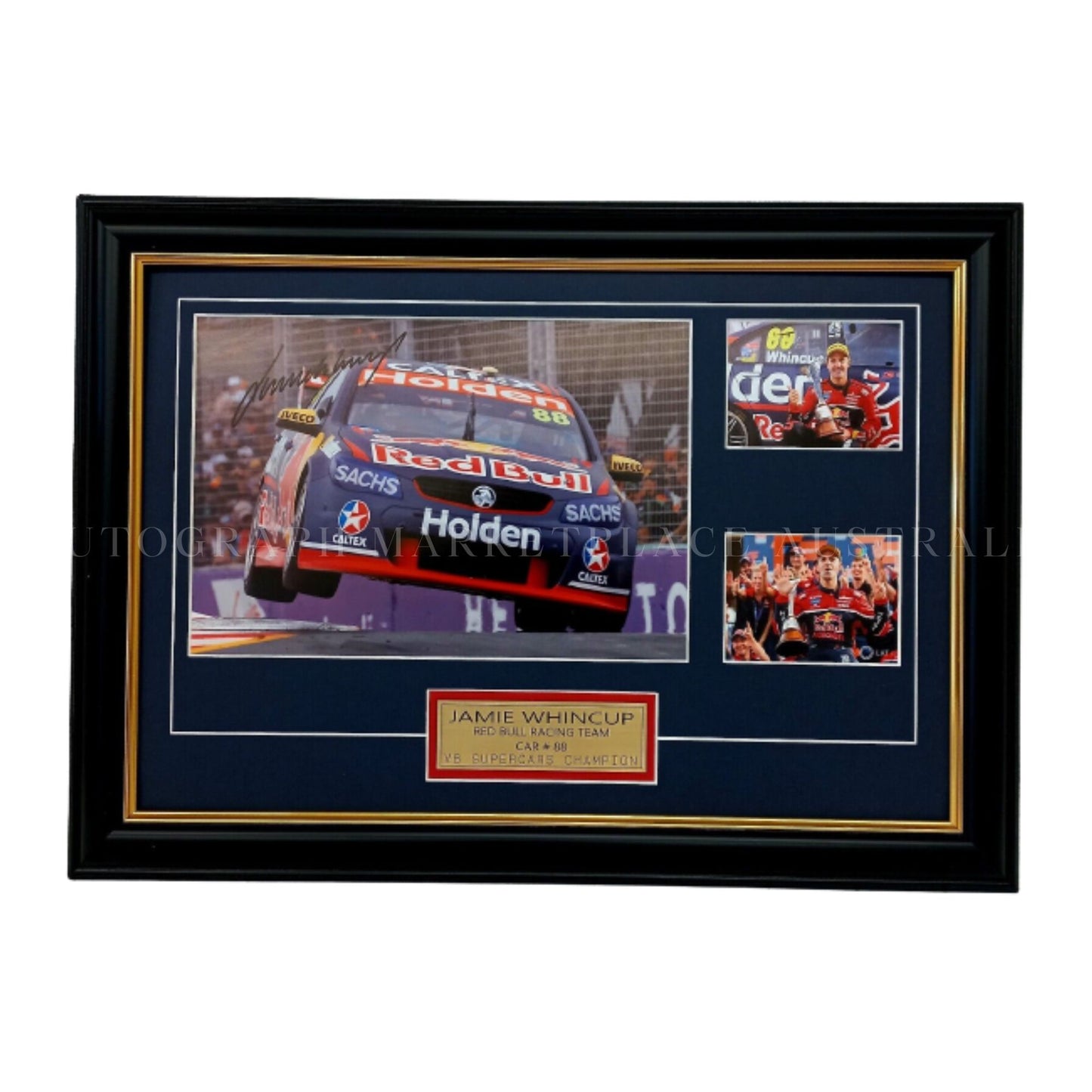 Jamie Whincup V8 Supercars Champion Signed Framed
